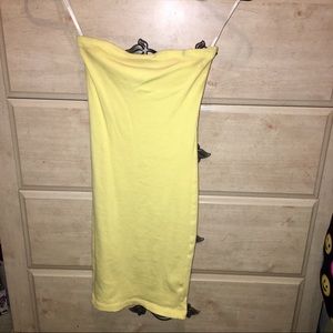 Yellow Tank Top Dress